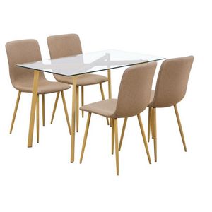 Comedor Natura Haya/Cafe 5Pcs