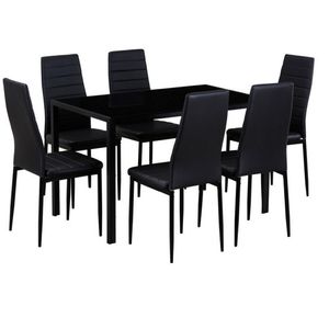 Comedor Serata Negro 7Pcs