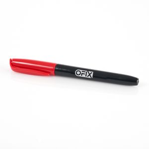 Marcador Permanente Punta Fina Rojo Ofix