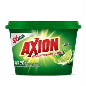 Jabon Lavaplatos Crema Limon Axion X 850Gr