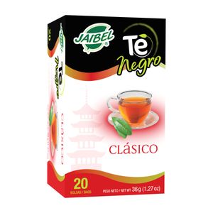 Infusión Te Negro Jaibel Caja X 20