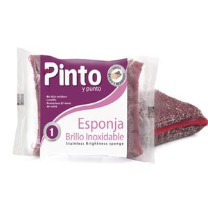 Esponja Ollas Brillo Inoxidable Referencia 14055 Pinto