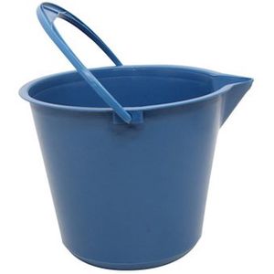 Balde Plástico 12 Litros Azul