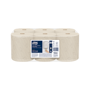 Toalla Manos Rollo 100 Metros Natual Triple Hoja Ref 73689 Familia Paquete X 6