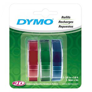 Cinta Plast Ox Reli 9Mmx3M Rj/Az/Vr 1741671 Dymox3