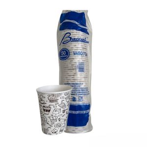 Vaso Carton 7 Onzas Generico Referencia V07Ksg Barval Paquetex50