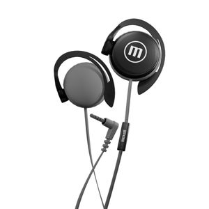 Audifonos Ec 155 Ear Clip Flat Cable W Mic Black  Ref 347861 Maxell