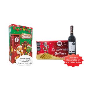 Caja Ancheta Brindis Del Viñedo X 8 Unidades